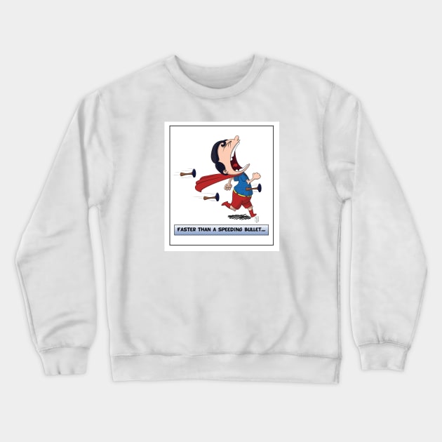 Look its a Bird! - Faster than a speeding bullet Crewneck Sweatshirt by Joshessel